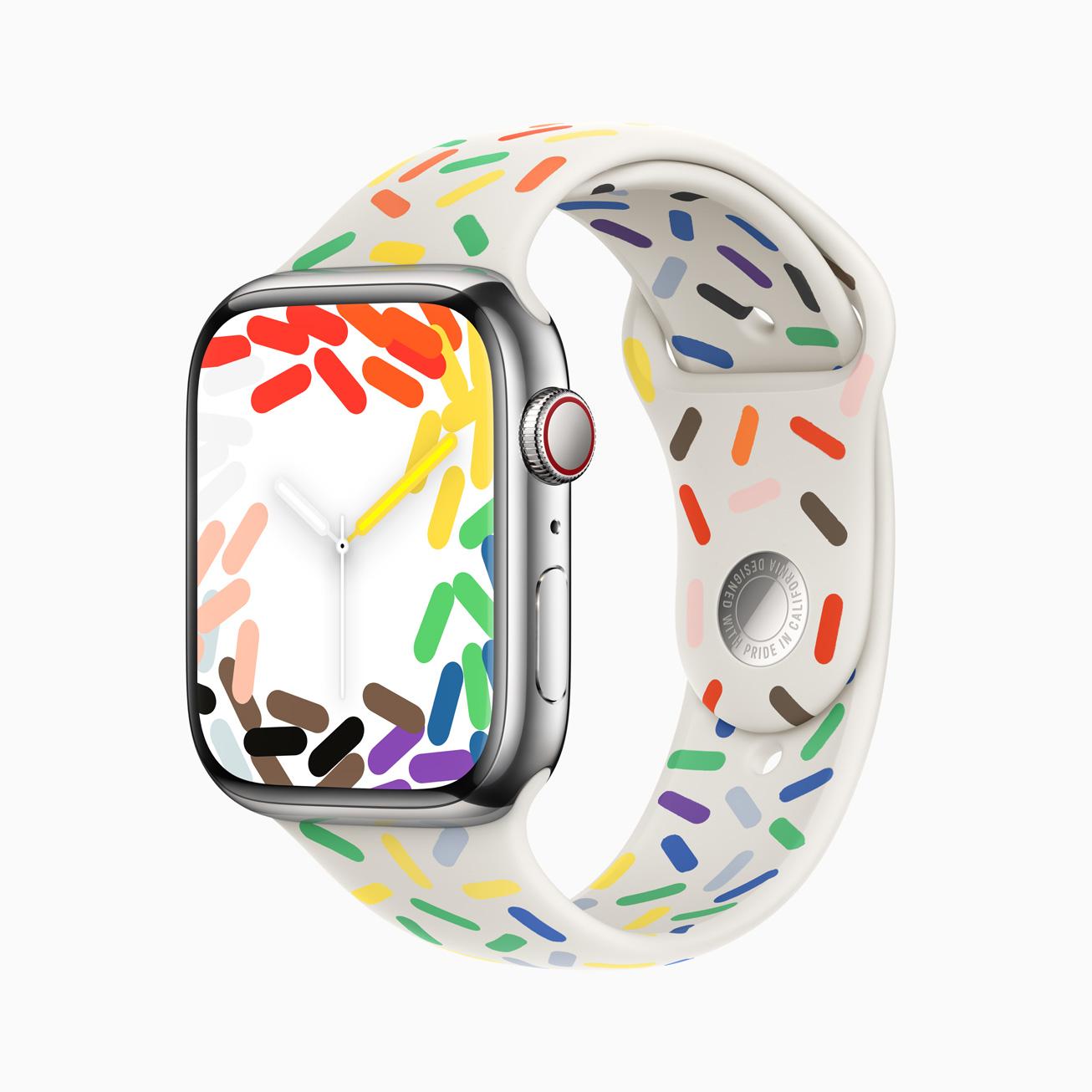 苹果持续力挺LGBTQ+ 推出全新Apple Watch Pride 运动型表带