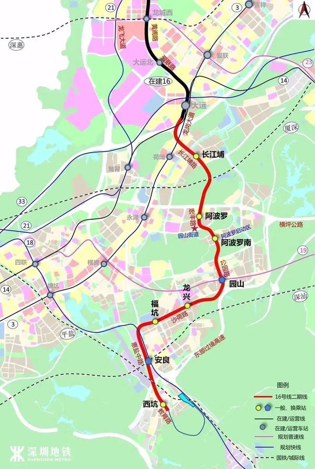 深圳地铁图20条地铁路线（深圳12条在建地铁线路最全汇总）(4)