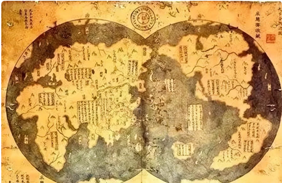天下全舆总图，第一张世界地图竟来源于中国？