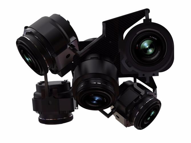 必备工具：便携式600g倾斜相机，搭载五镜头畅享多角度拍摄